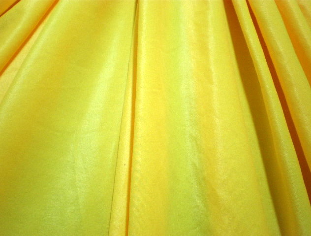 13.Sunny Yellow Wet look Spandex